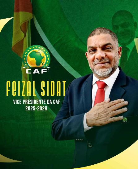 Feizal Sidat nomeado quinto Vice-Presidente da CAF