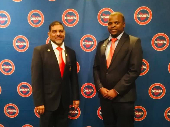 A Federação Moçambicana de Futebol presente na assembleia geral da COSAFA
